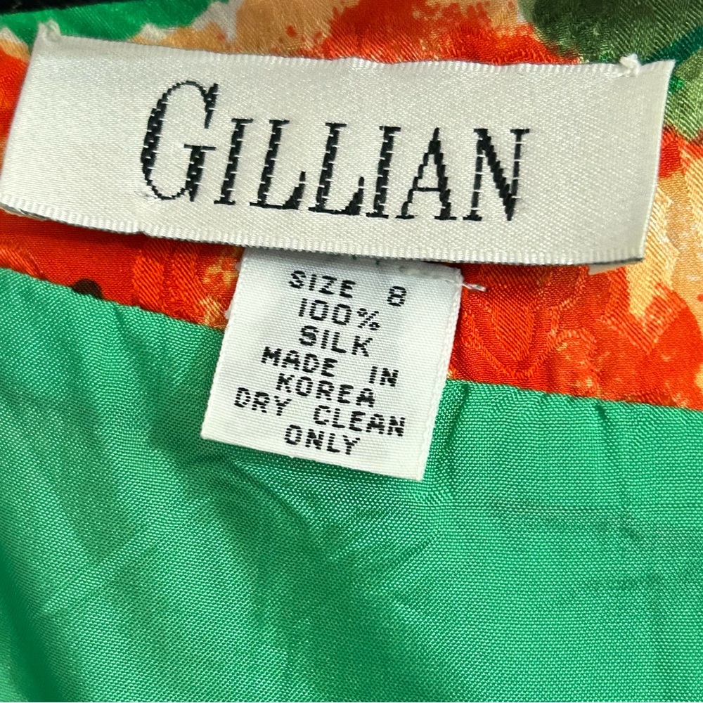 Gorgeous Vintage Gillian Silk Cocktail Dress 8 - Picture 8 of 8